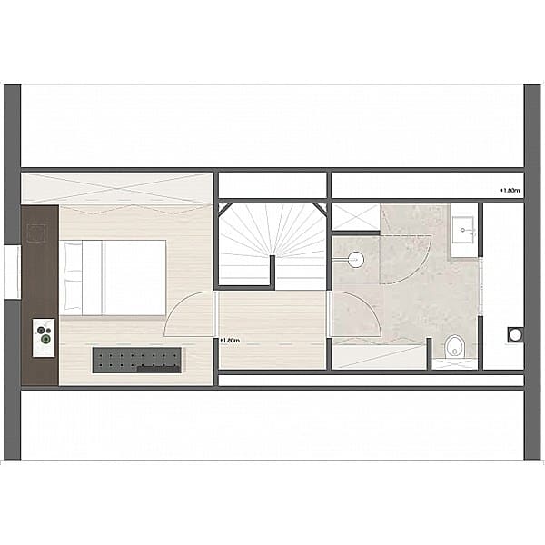 fluorplan villa Chateau les Merles Dordogne