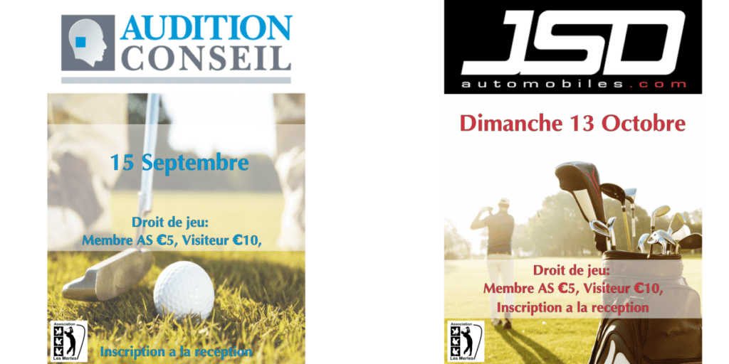 Compétition golf Audition conseil et compétition JSD automobiles Bergerac